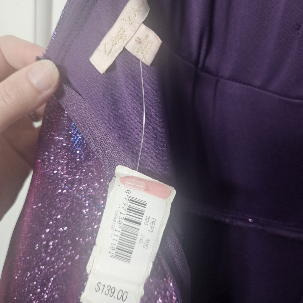 Elegant Purple Maxi Dress - Picture 3 of 6